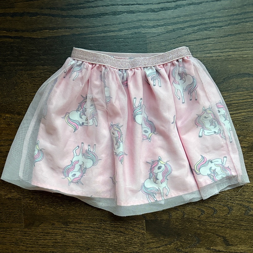Pink Unicorn Tulle Skirt